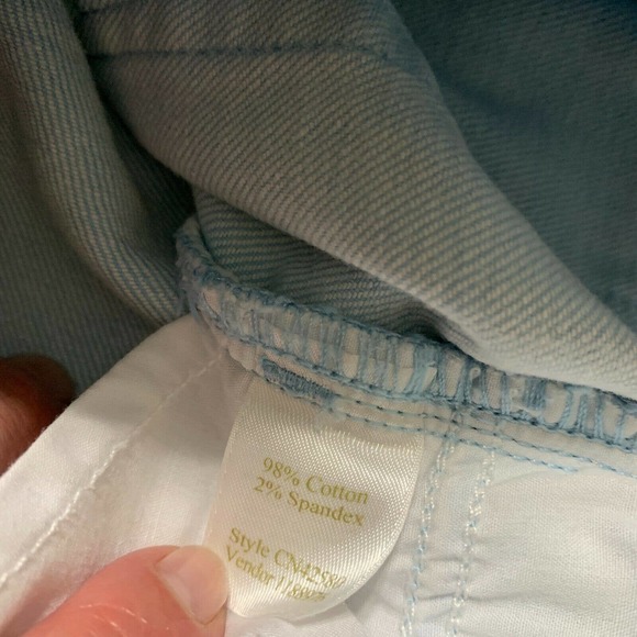 Caslon blue capri jeans Sz 8 Denim - Picture 5 of 5